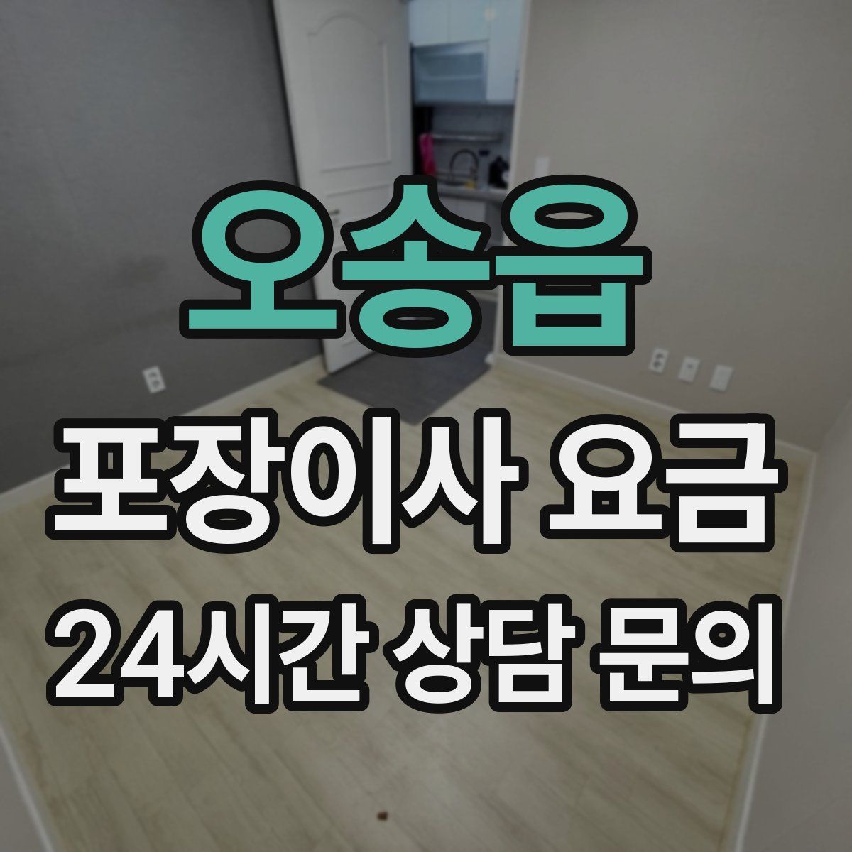 오송읍 포장이사 요금