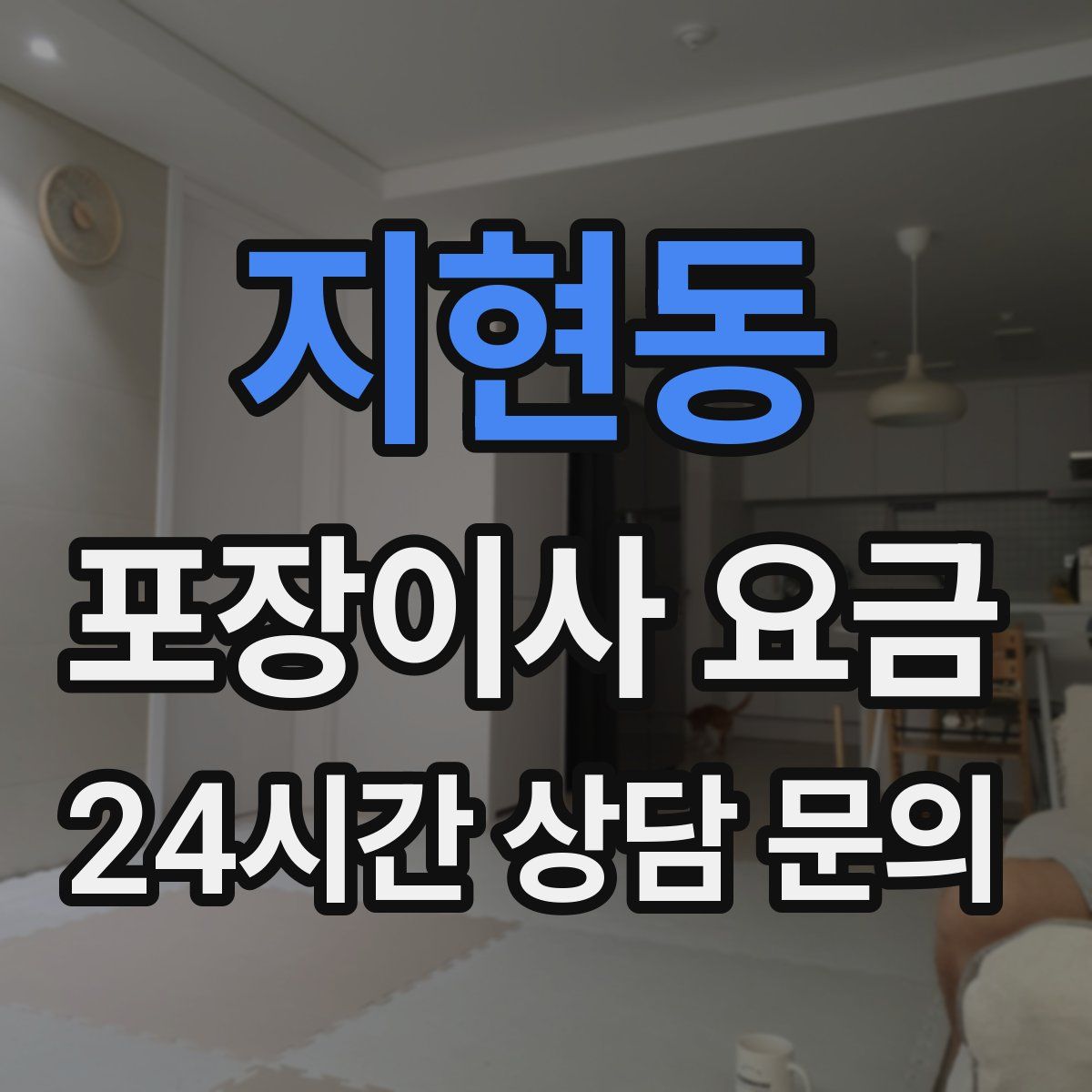 지현동 포장이사 요금