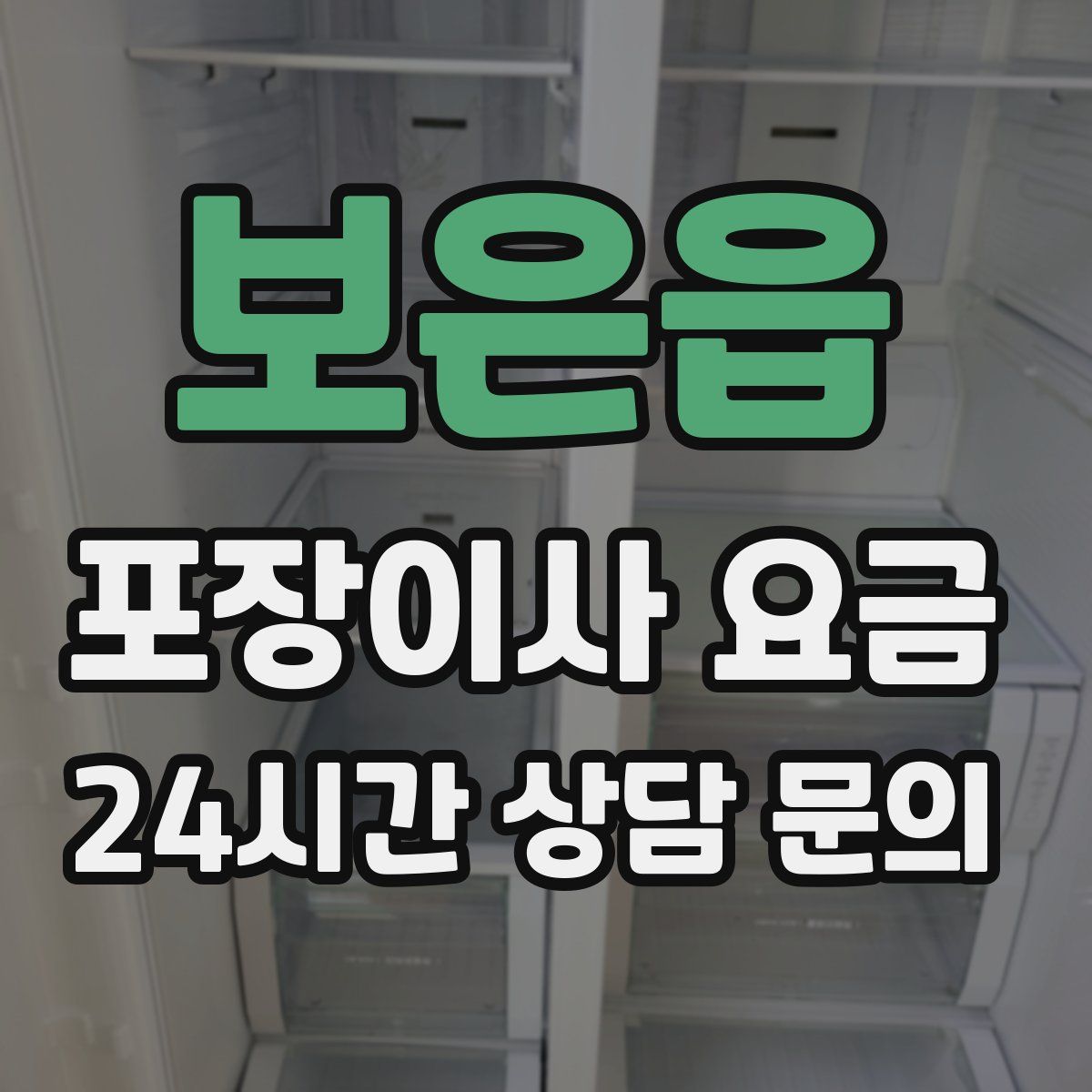 보은읍 포장이사 요금