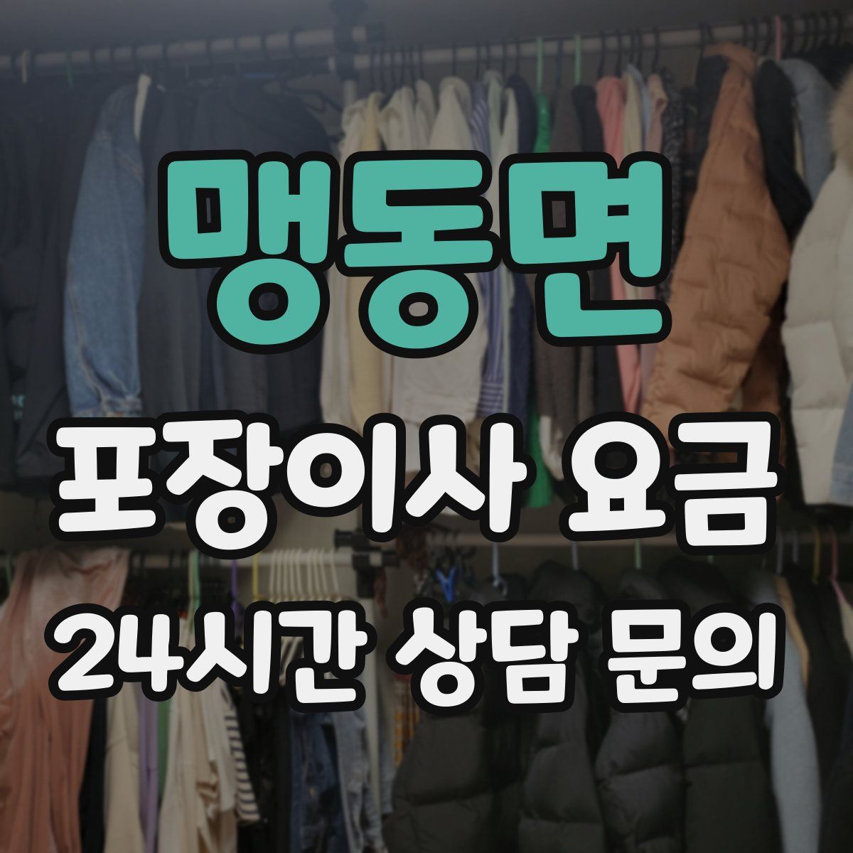 맹동면 포장이사 요금