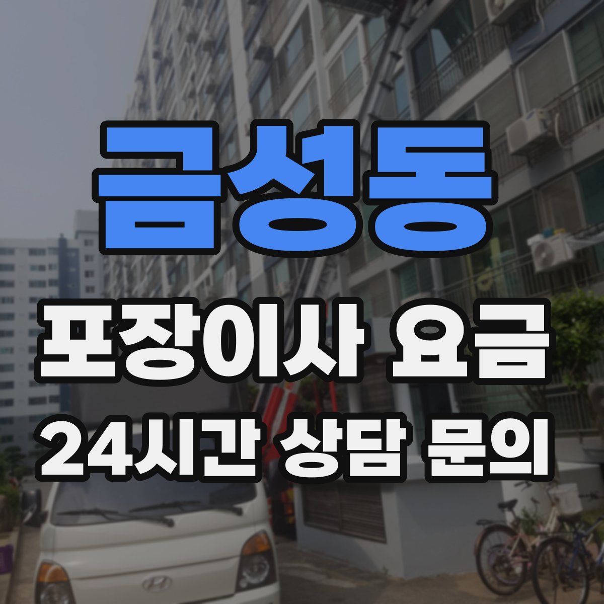 금성동 포장이사 요금