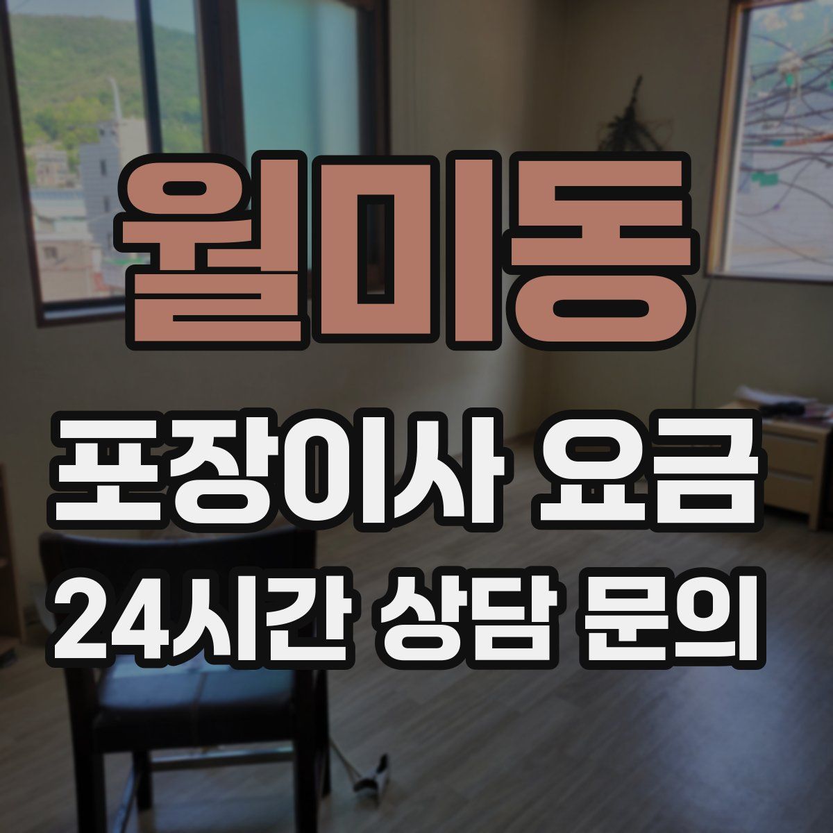 월미동 포장이사 요금