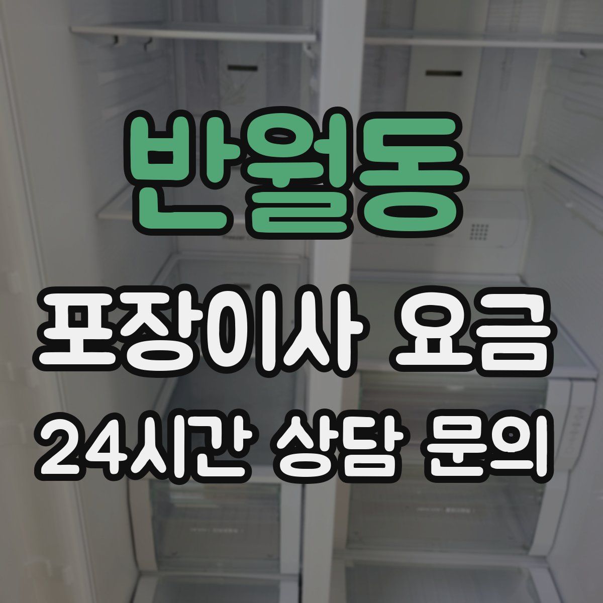 반월동 포장이사 요금