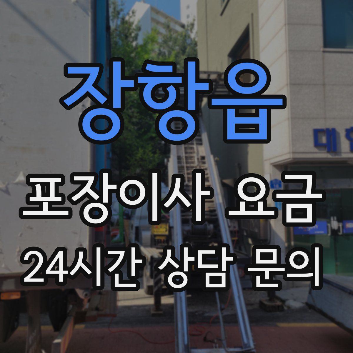 장항읍 포장이사 요금