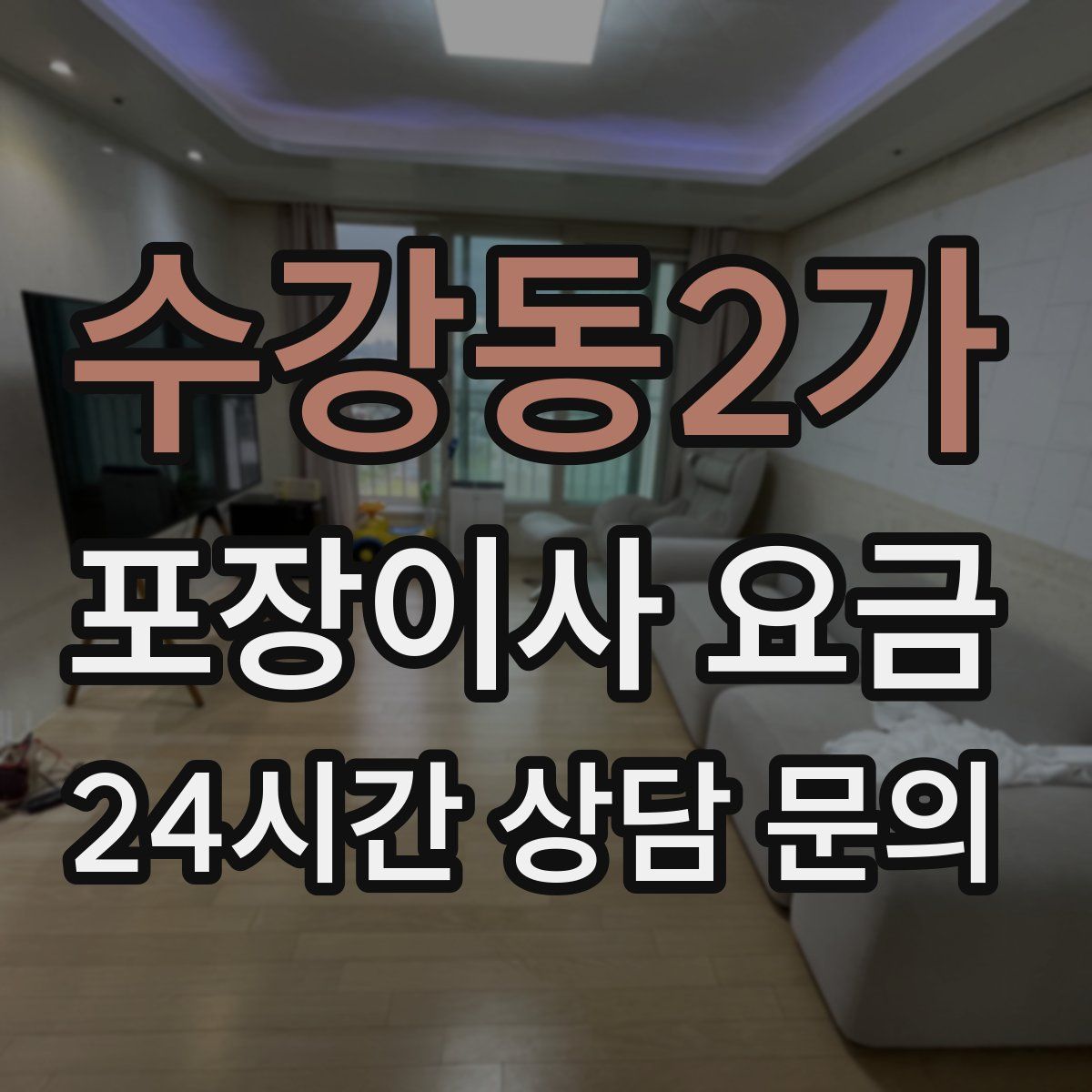 수강동2가 포장이사 요금