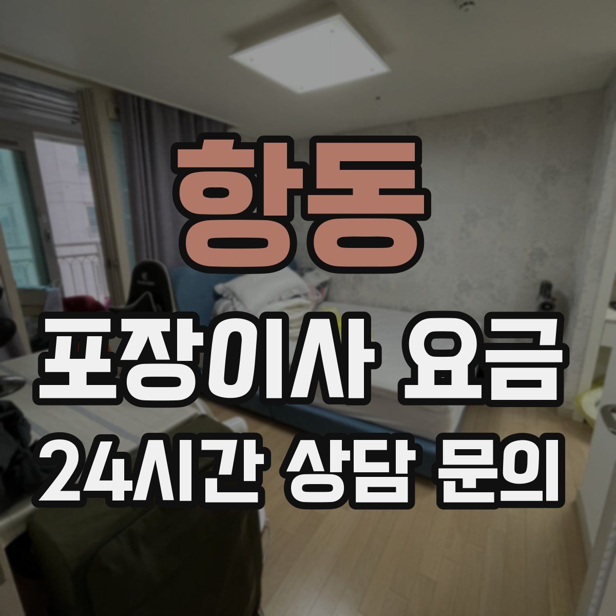 항동 포장이사 요금