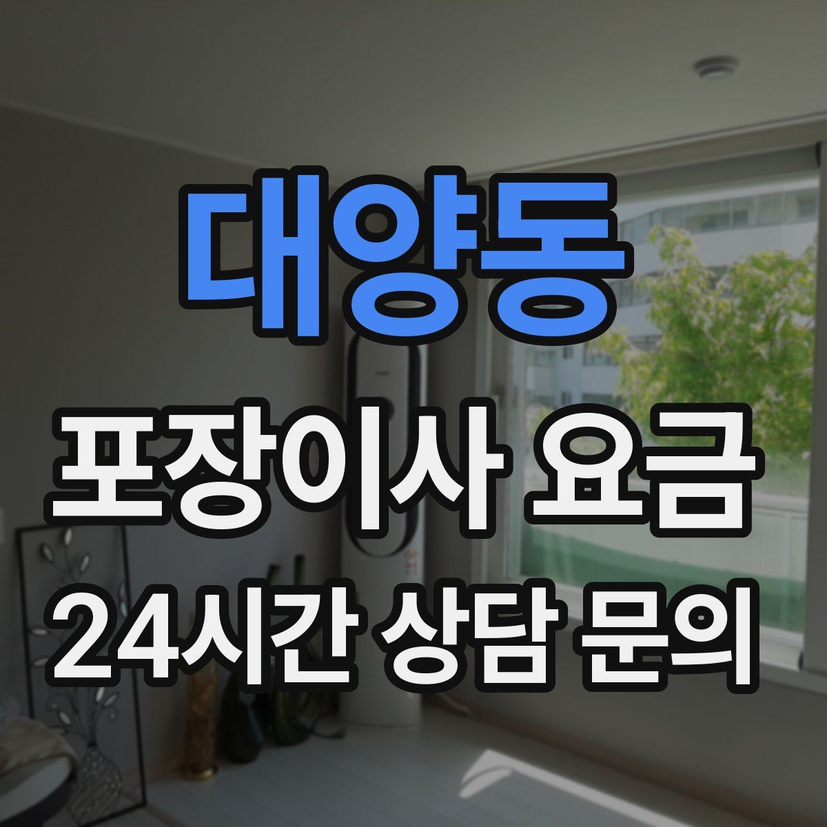 대양동 포장이사 요금