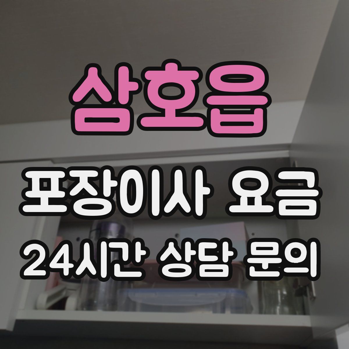 삼호읍 포장이사 요금