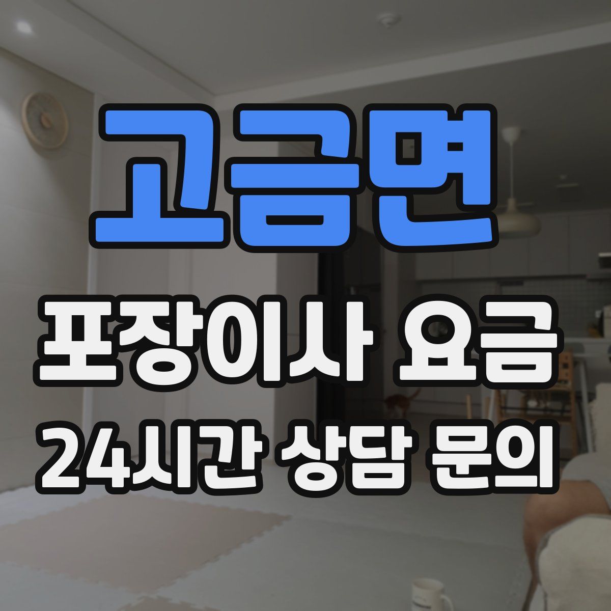 고금면 포장이사 요금