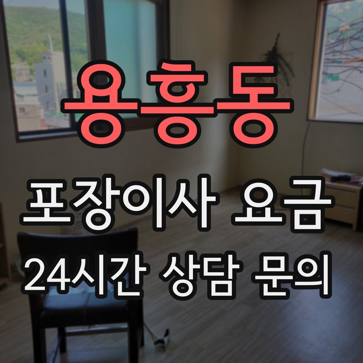 용흥동 포장이사 요금