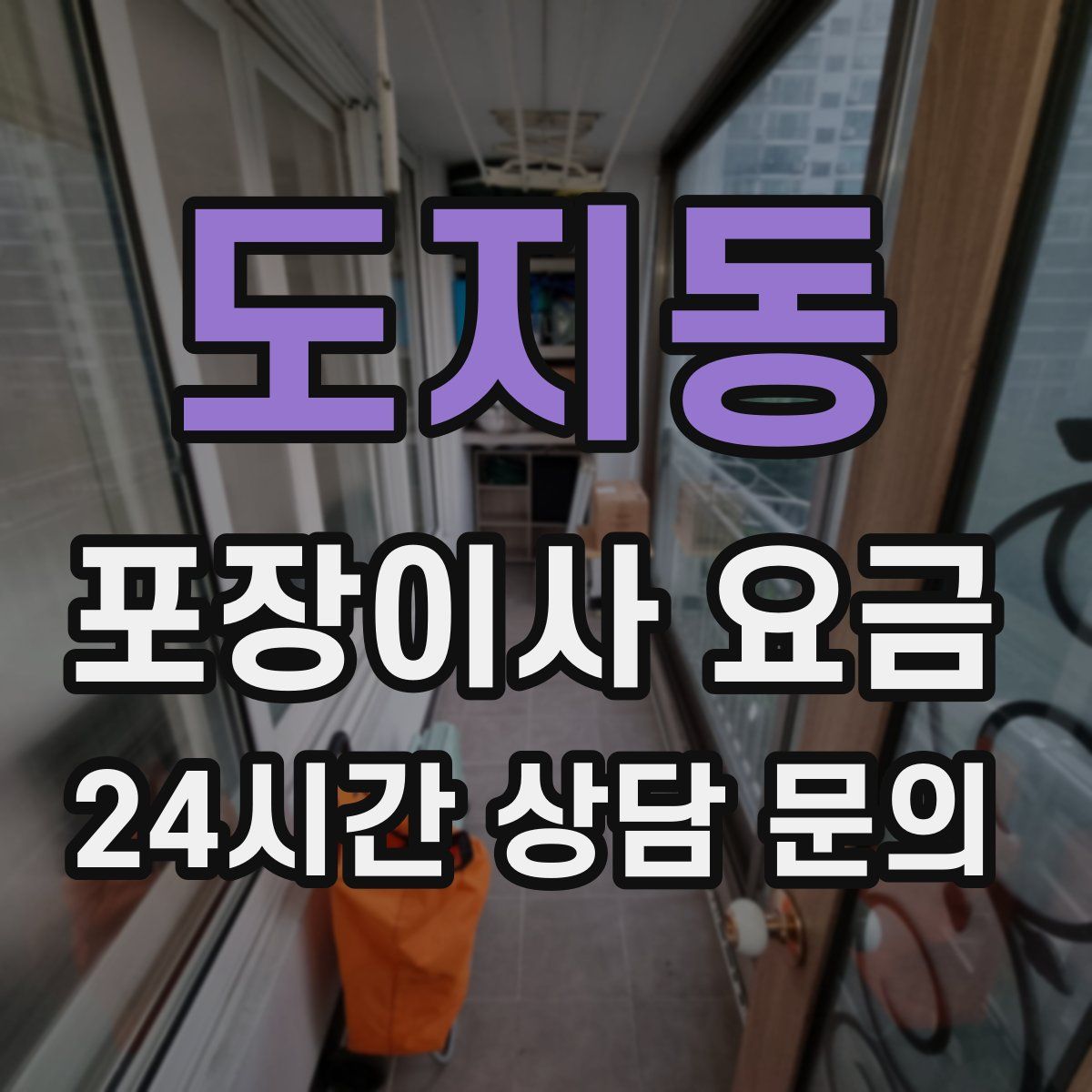 도지동 포장이사 요금