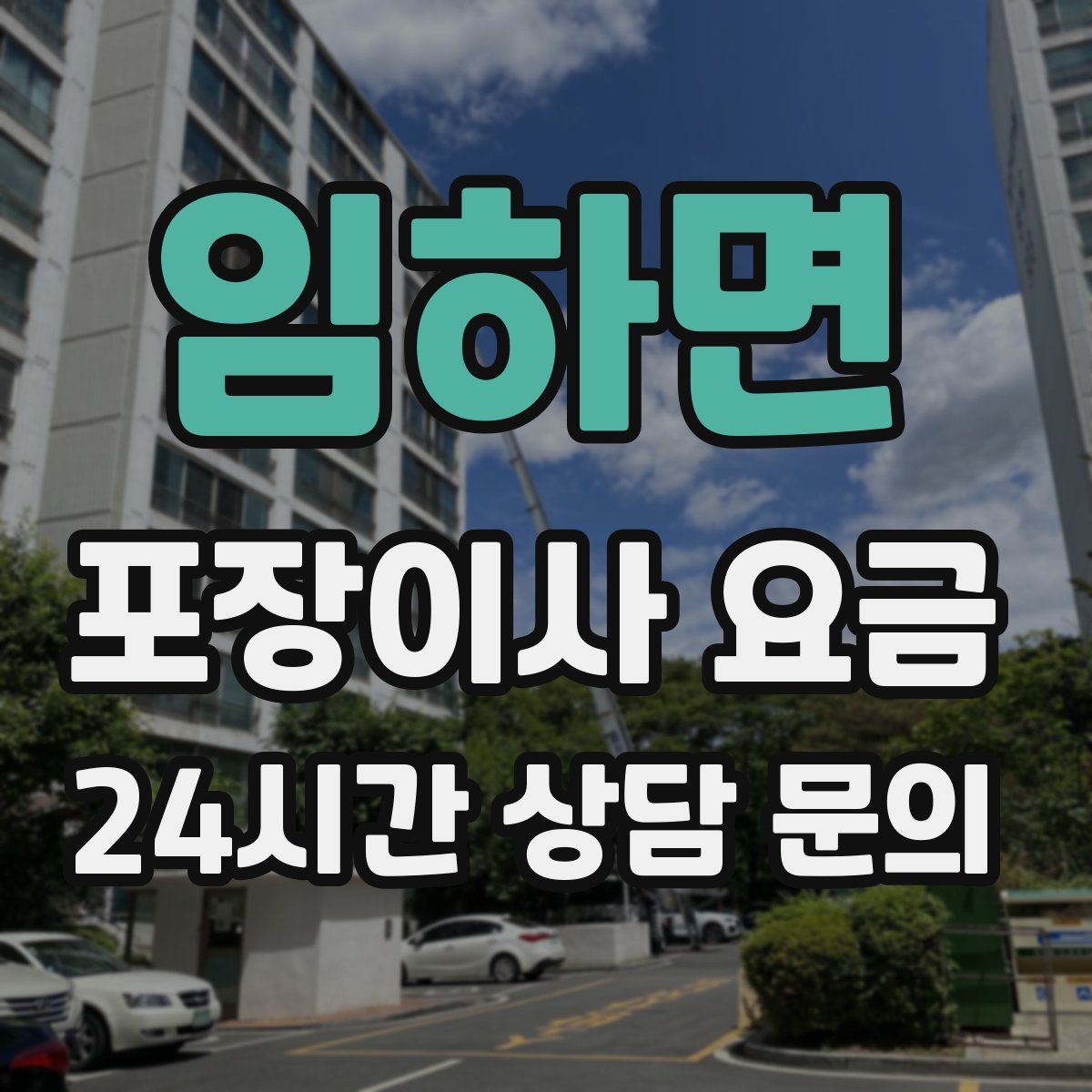 임하면 포장이사 요금