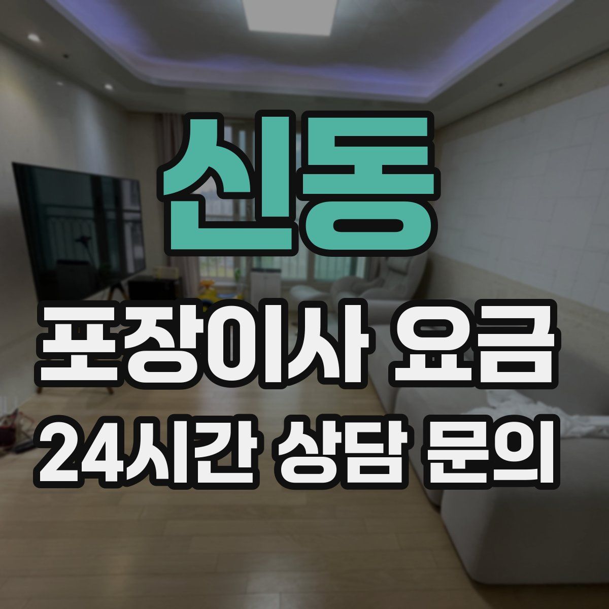 신동 포장이사 요금