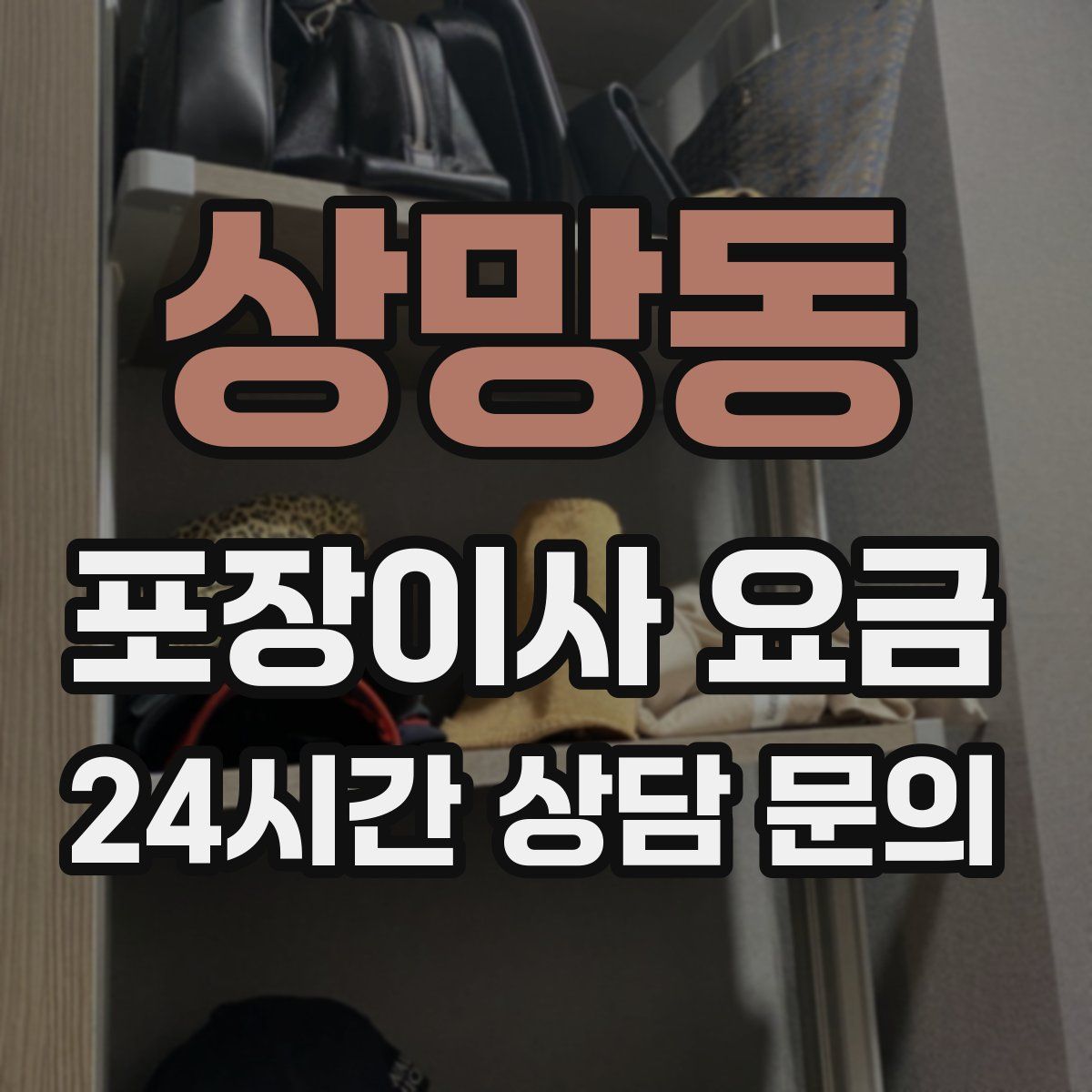 상망동 포장이사 요금