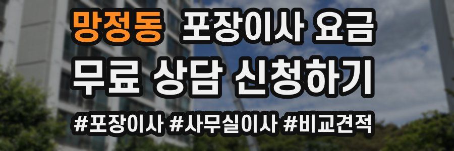 망정동 포장이사 요금