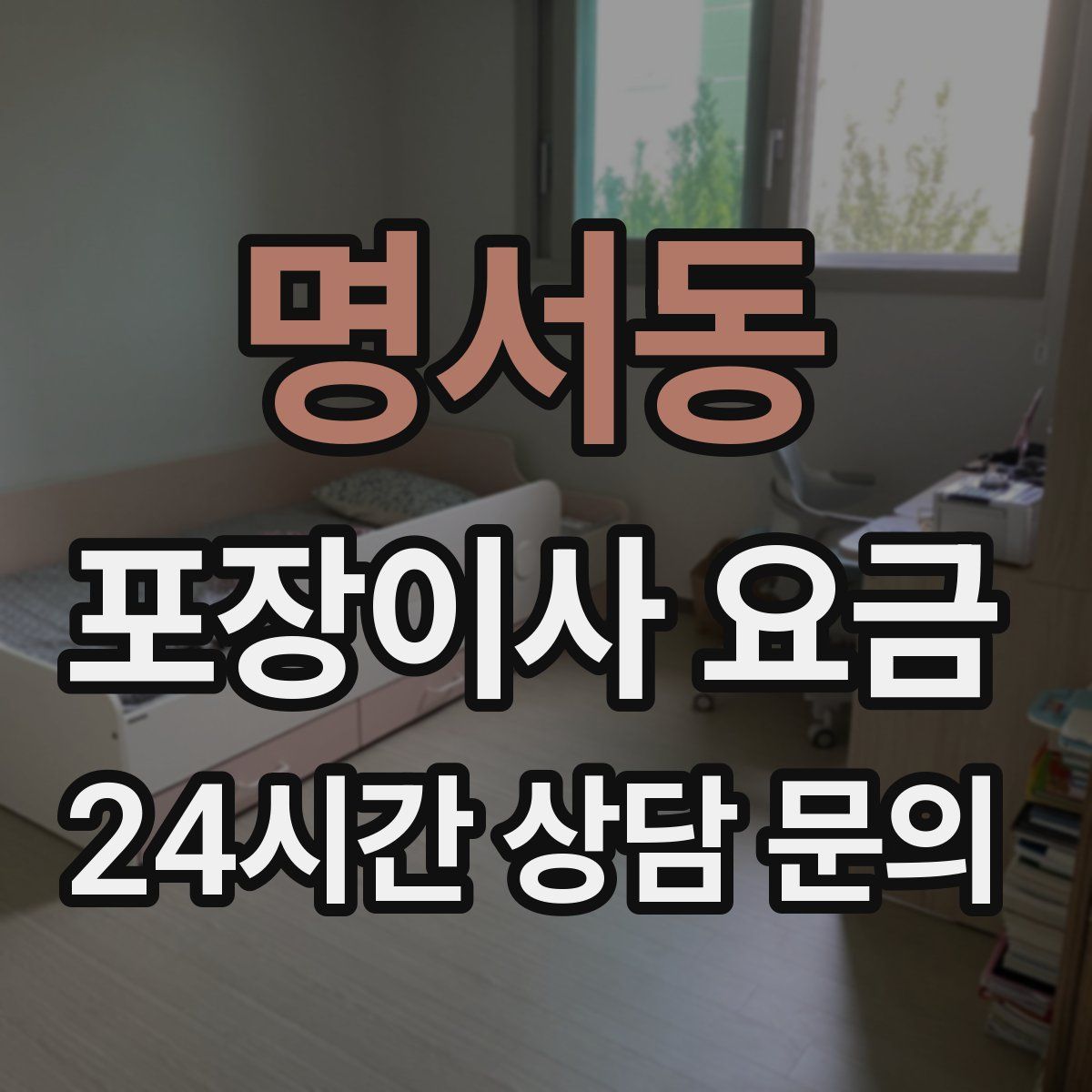 명서동 포장이사 요금