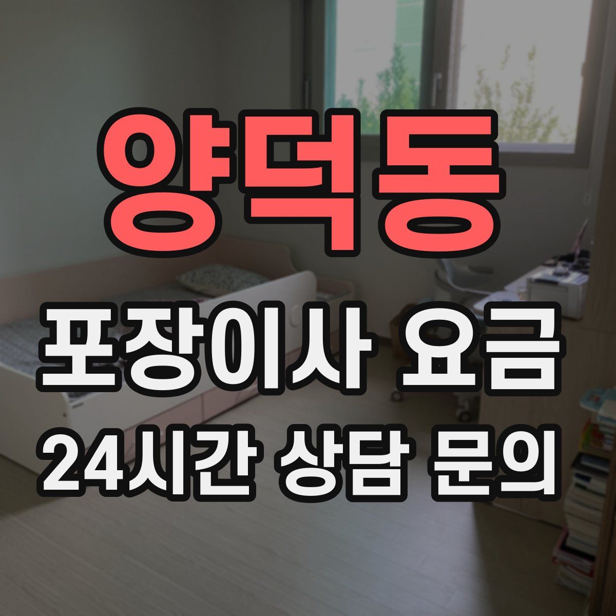 양덕동 포장이사 요금