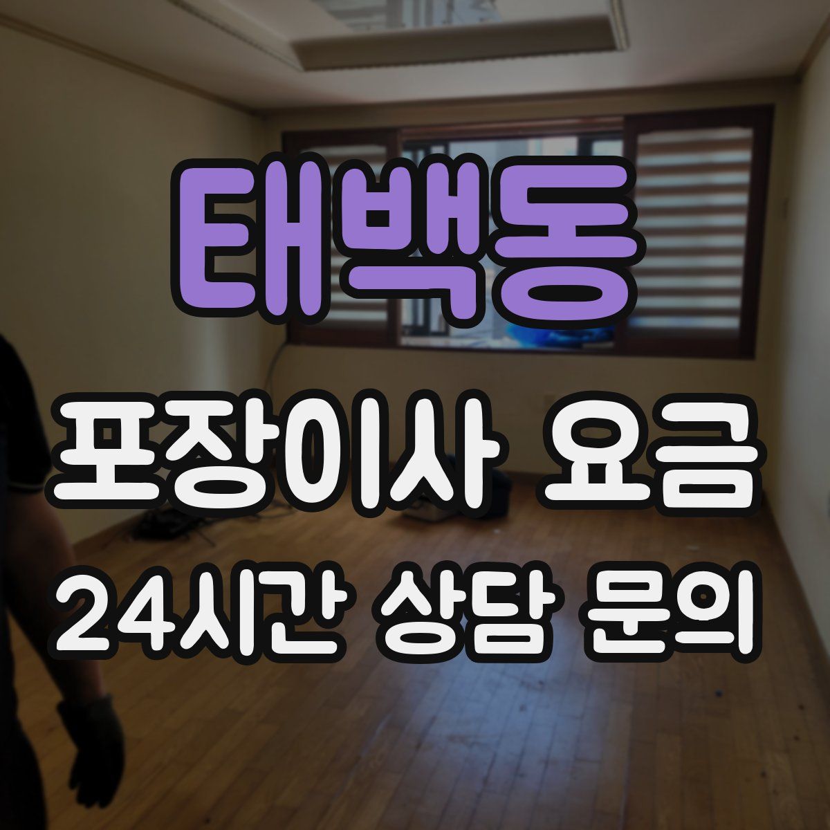 태백동 포장이사 요금