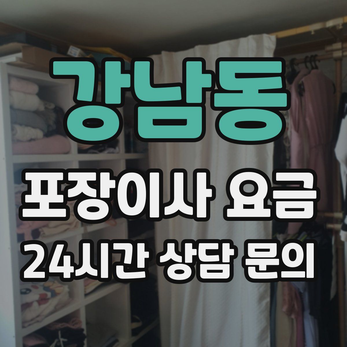 강남동 포장이사 요금