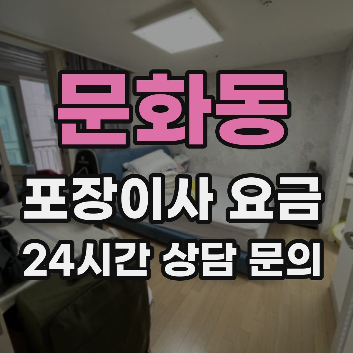 문화동 포장이사 요금