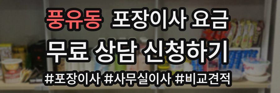 풍유동 포장이사 요금