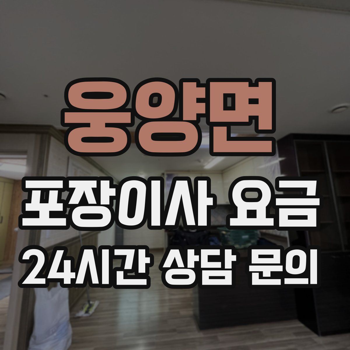 웅양면 포장이사 요금