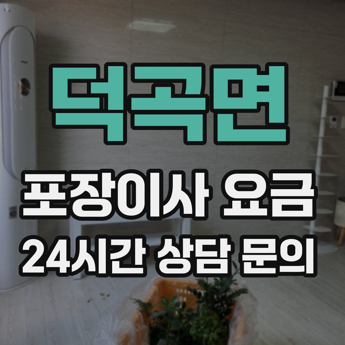 덕곡면 포장이사 요금