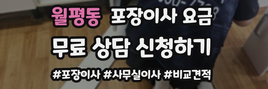 월평동 포장이사 요금