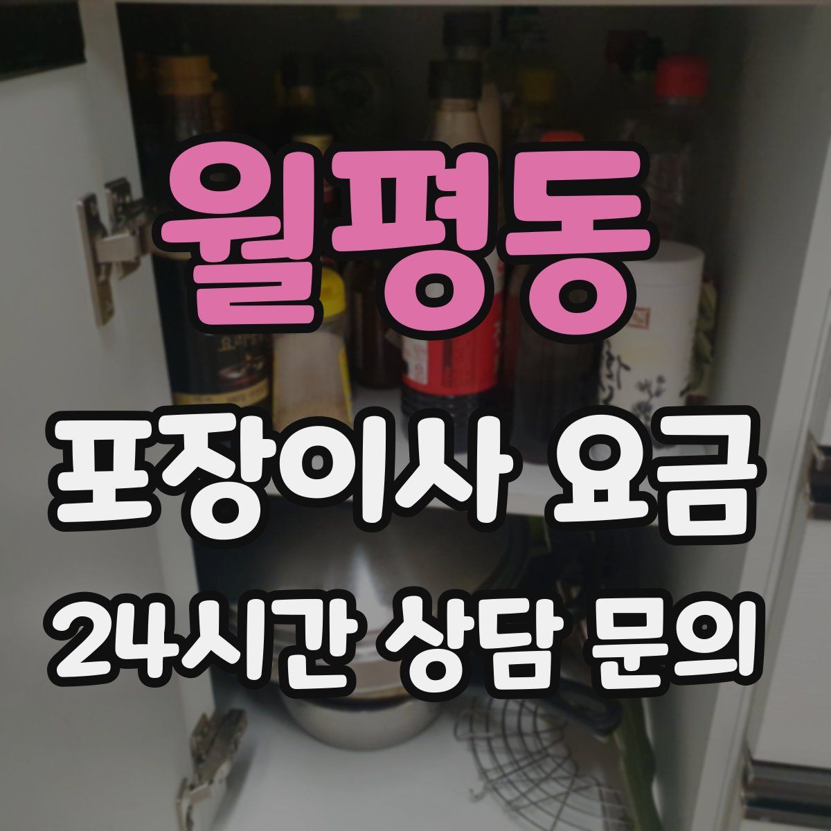 월평동 포장이사 요금