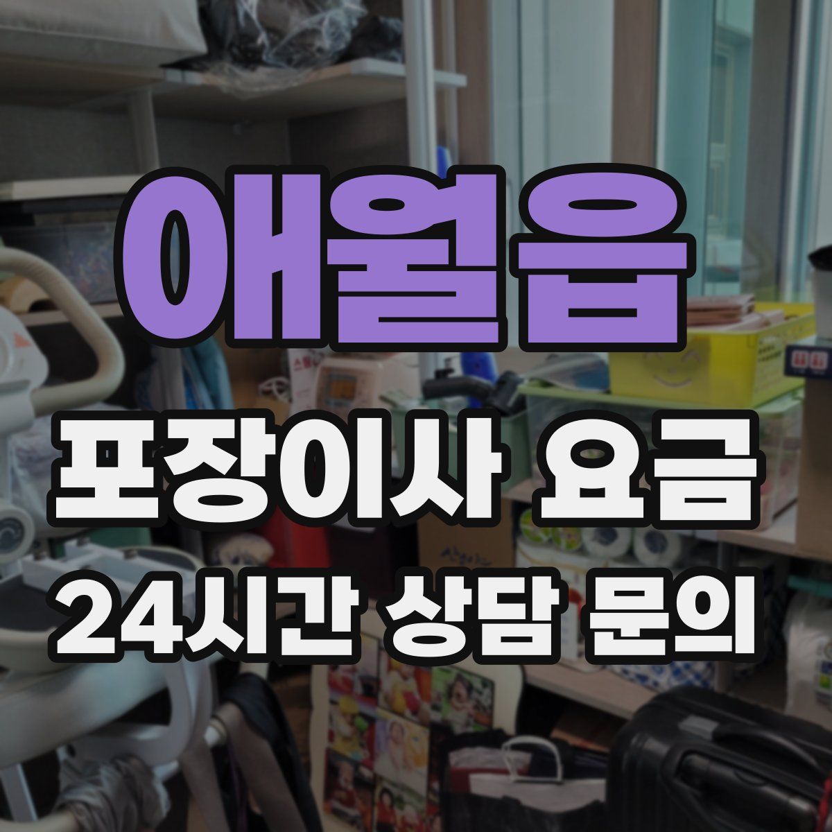 애월읍 포장이사 요금