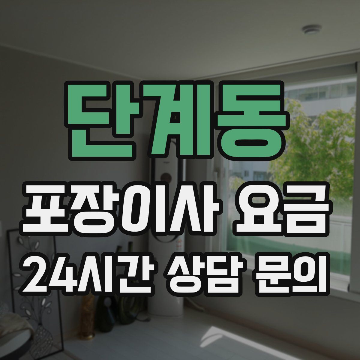 단계동 포장이사 요금