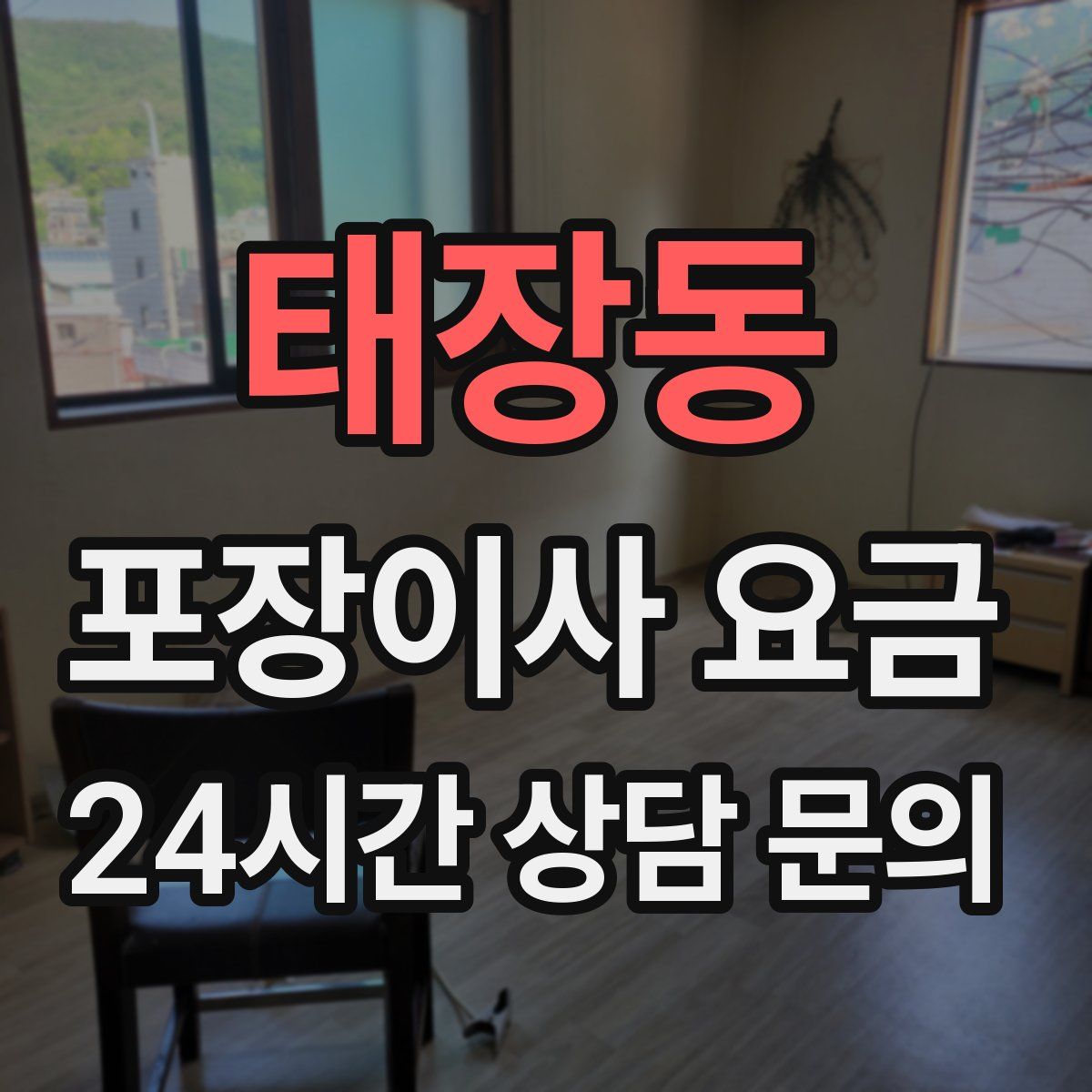 태장동 포장이사 요금