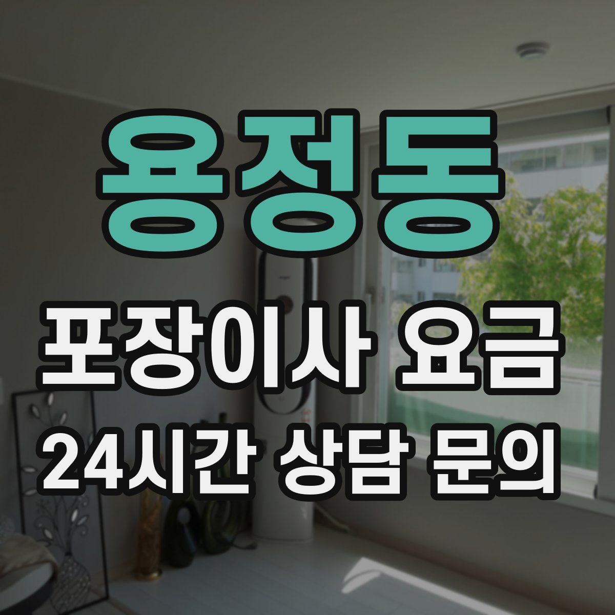 용정동 포장이사 요금