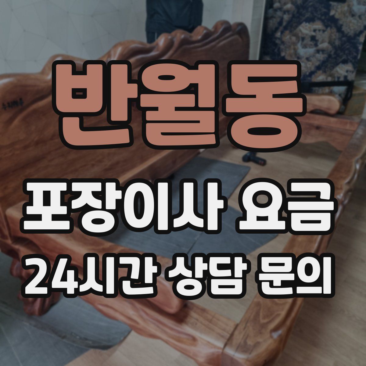 반월동 포장이사 요금