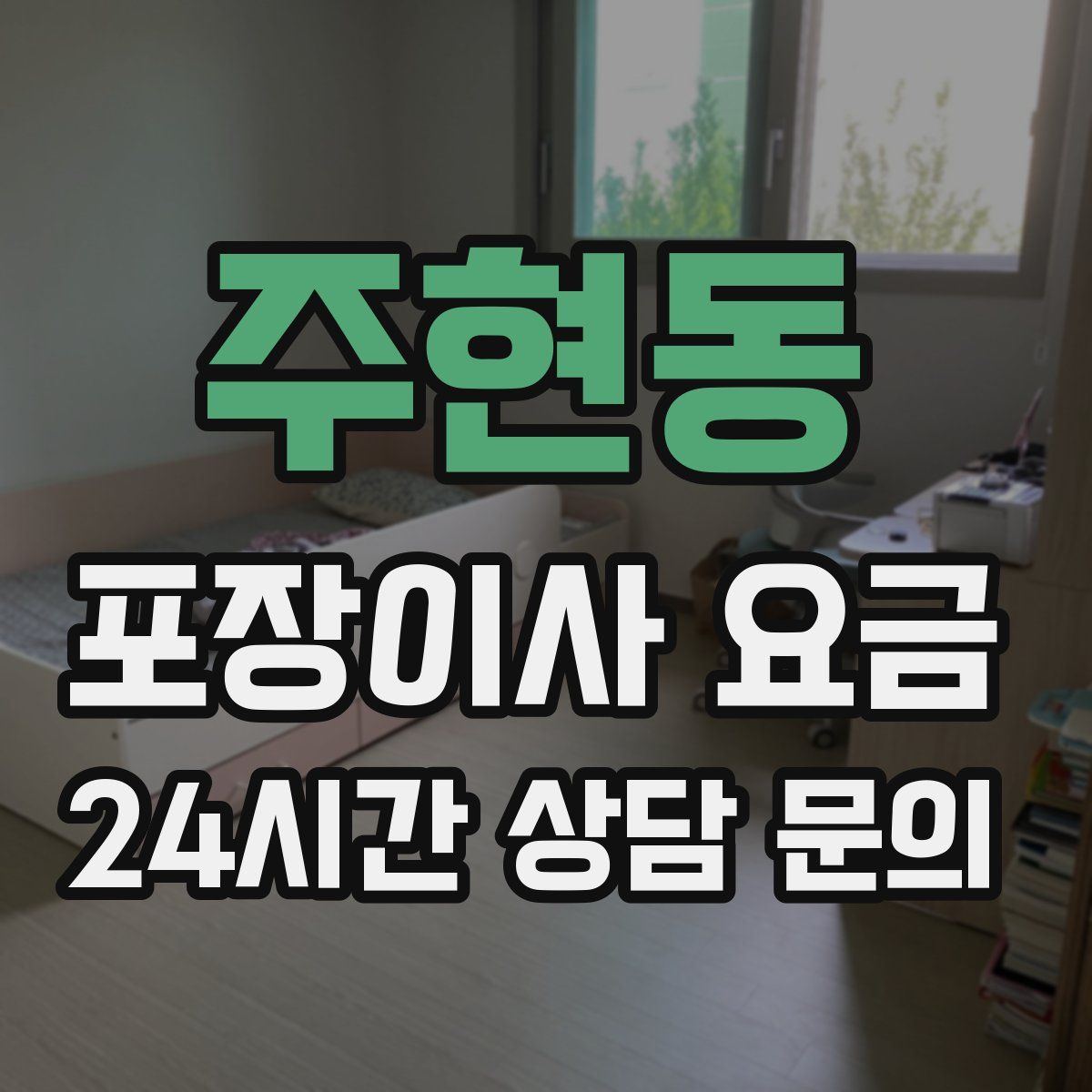 주현동 포장이사 요금