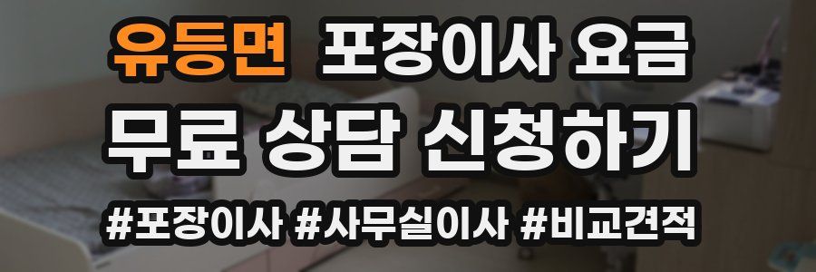 유등면 포장이사 요금