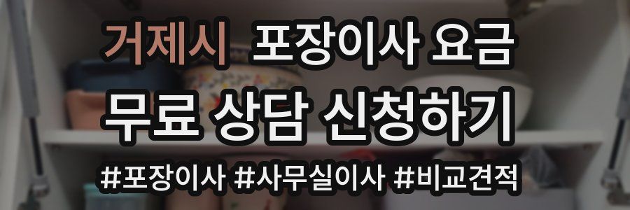 거제시 포장이사 요금