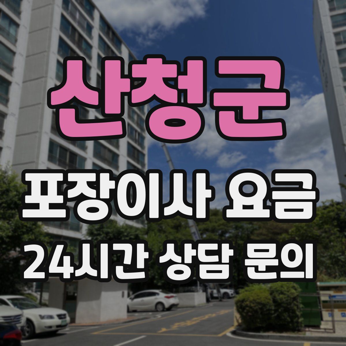 산청군 포장이사 요금