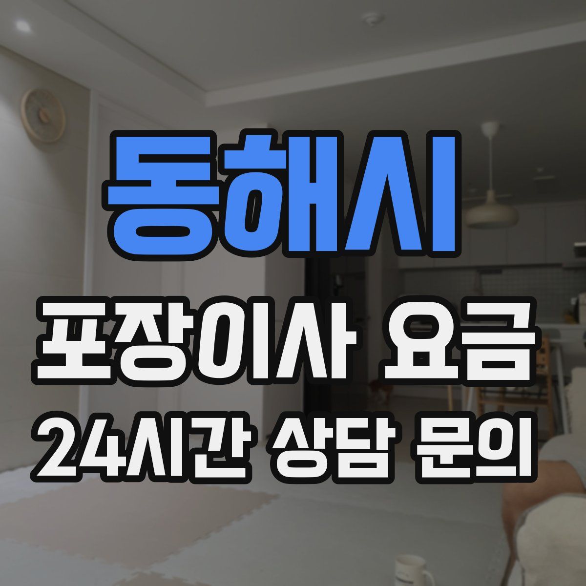 동해시 포장이사 요금