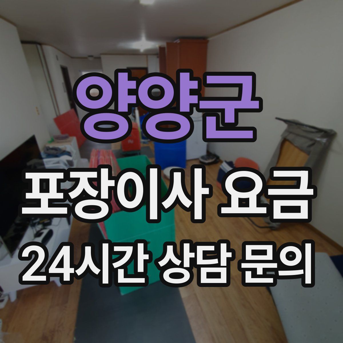 양양군 포장이사 요금