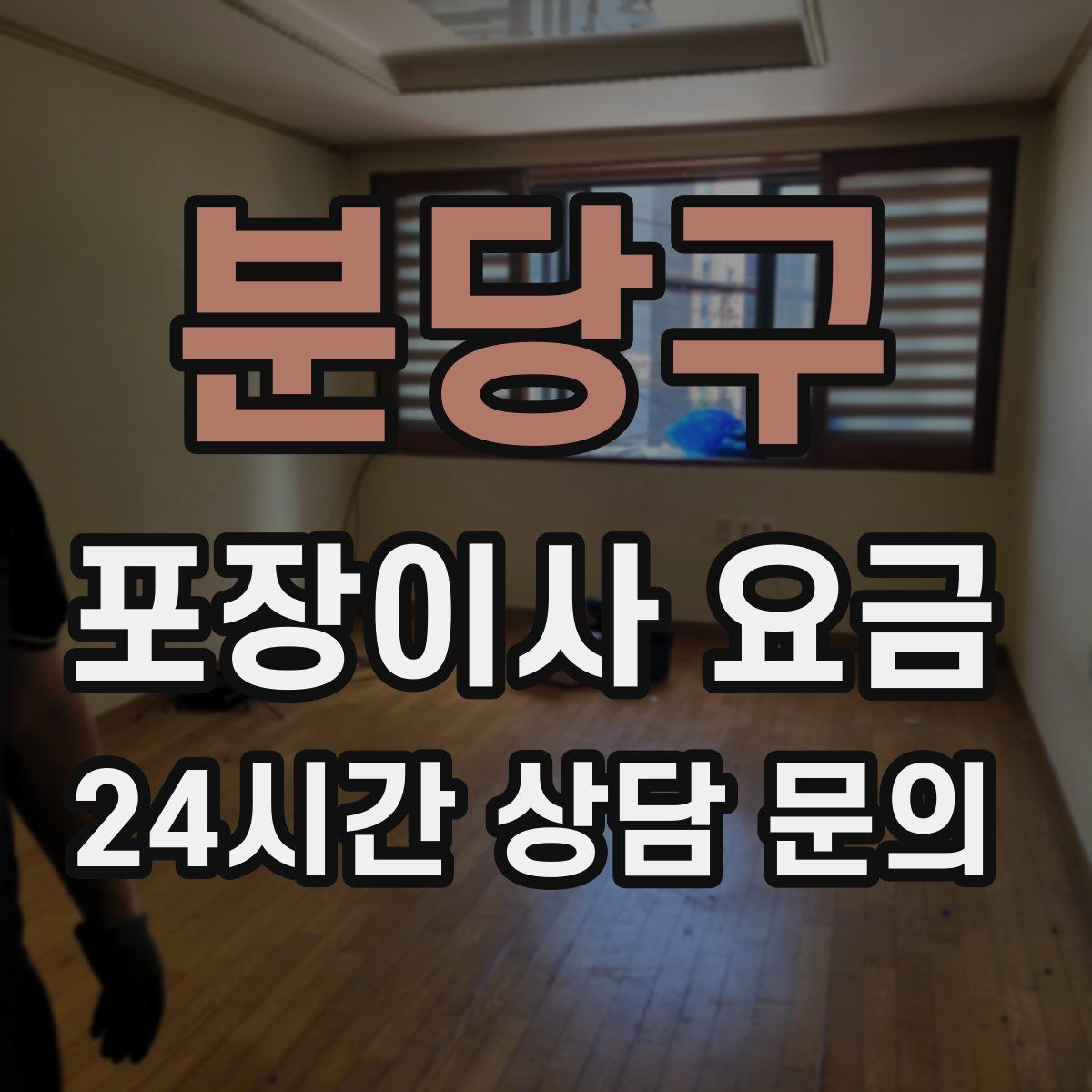 분당구 포장이사 요금