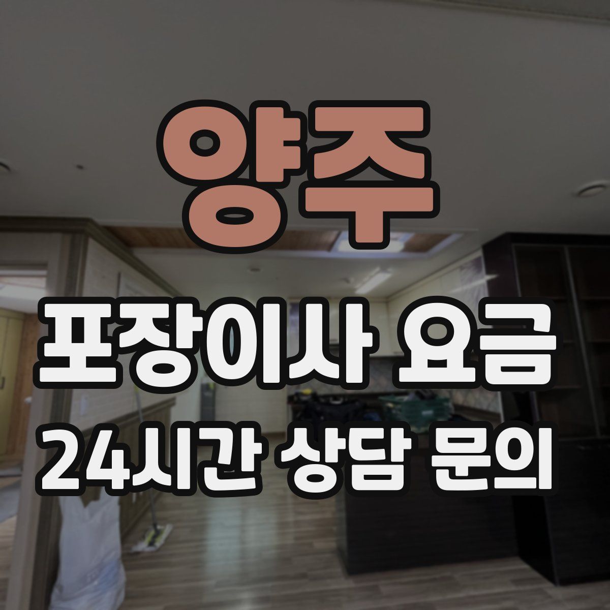 양주 포장이사 요금