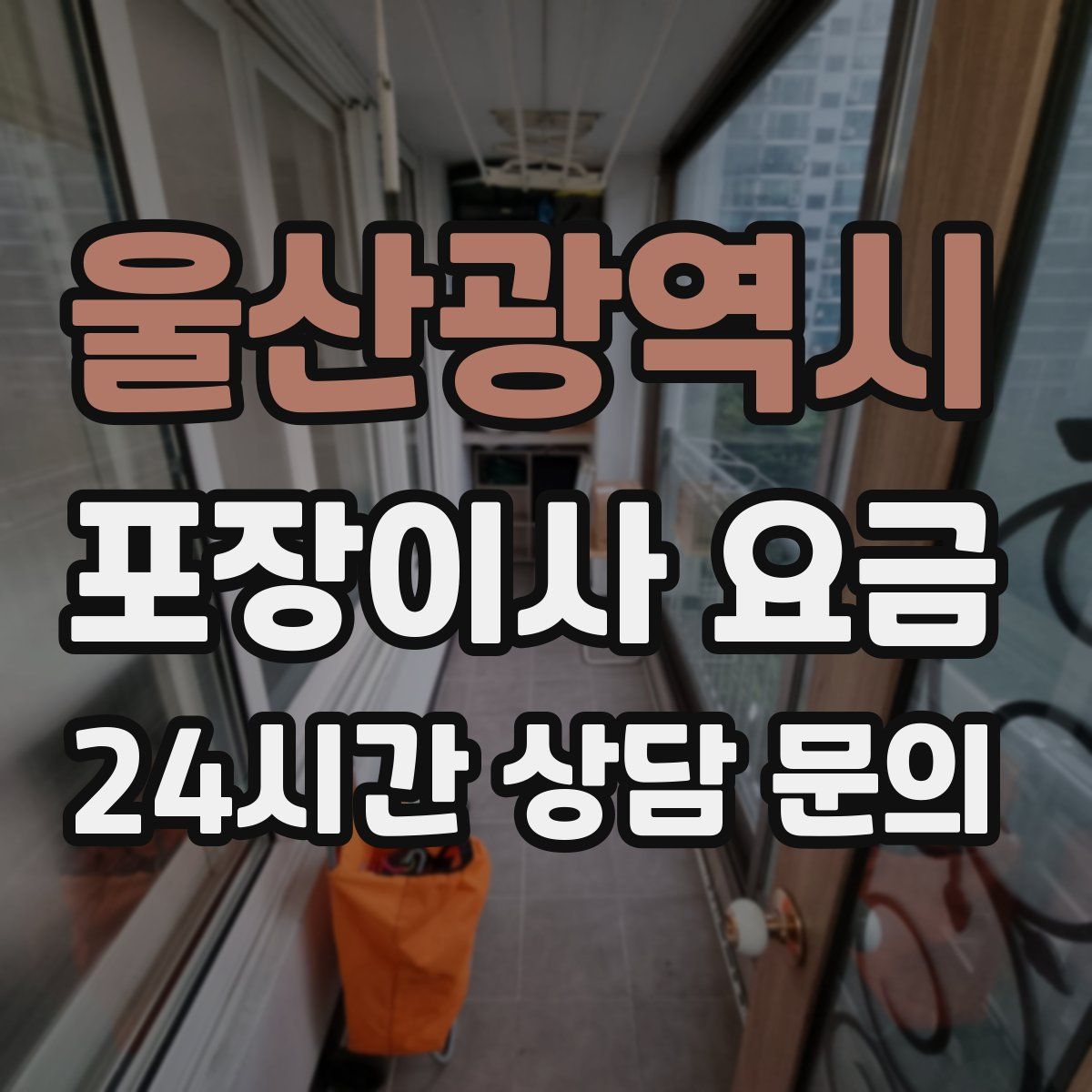 울산광역시 포장이사 요금