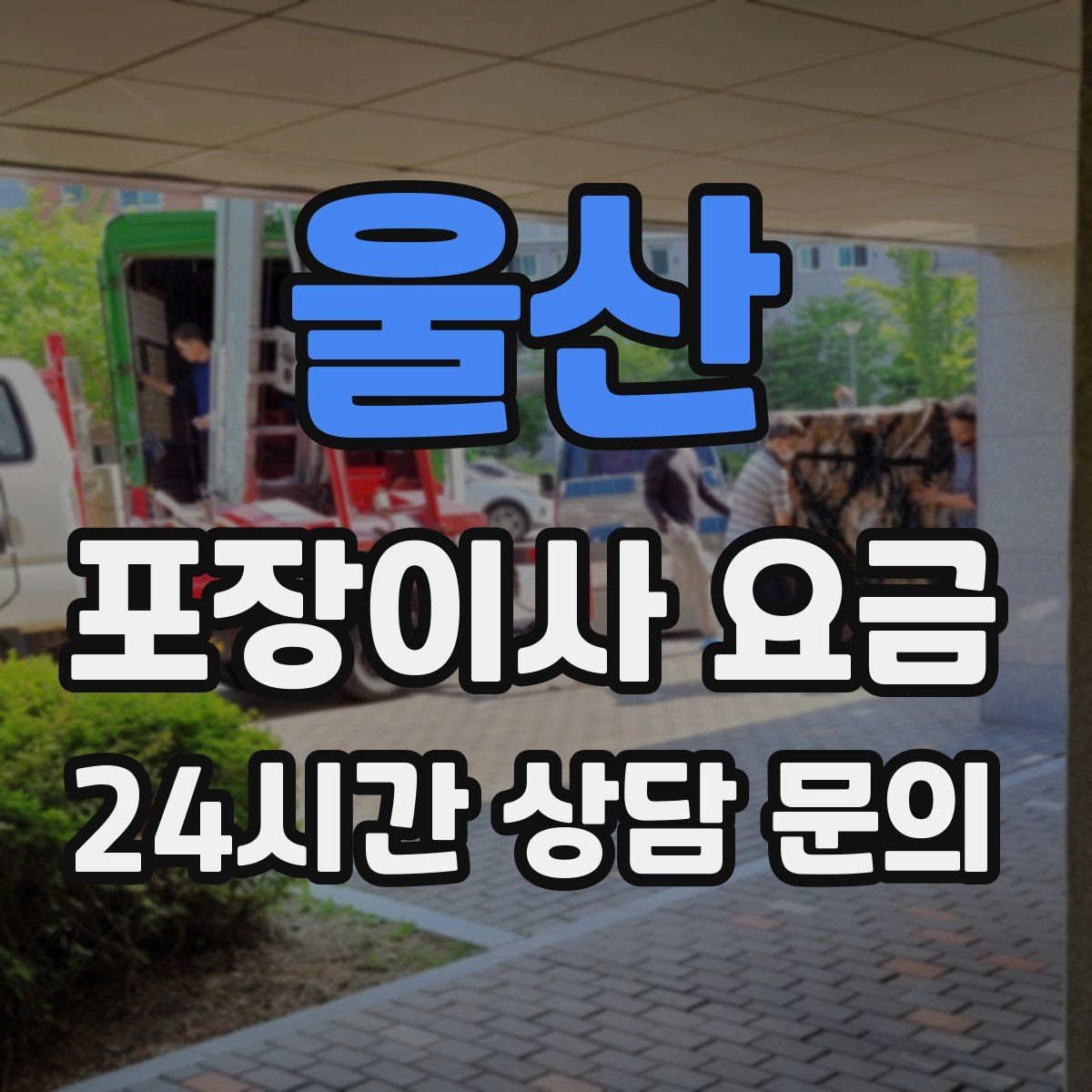 울산 포장이사 요금 바닥·벽 보호 작업 포함인지 확인하기