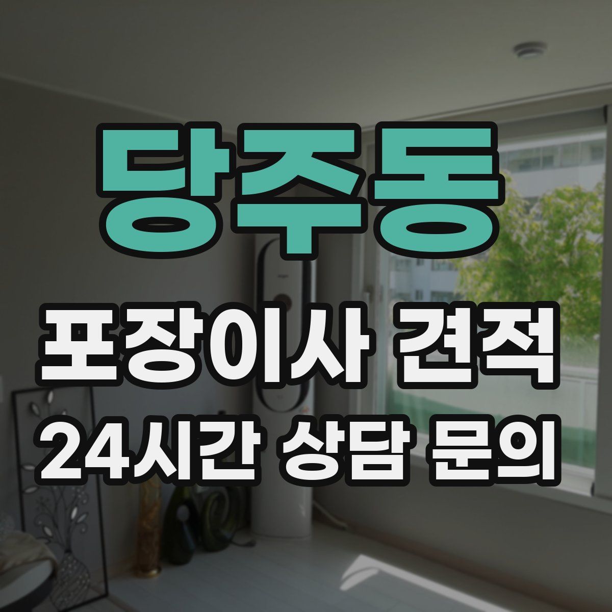 당주동 포장이사 견적