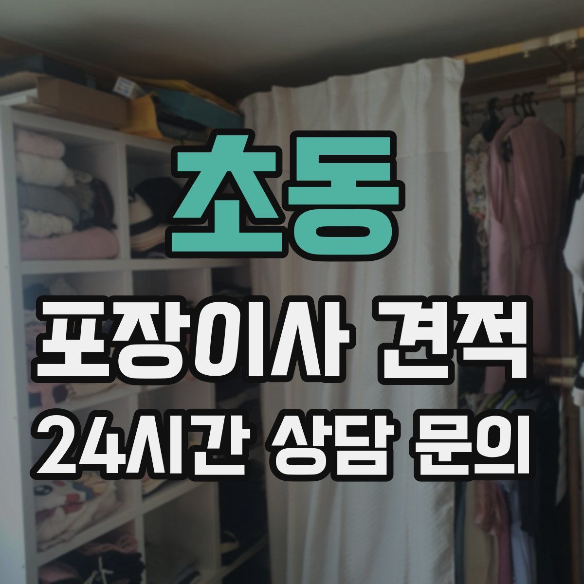 초동 포장이사 견적