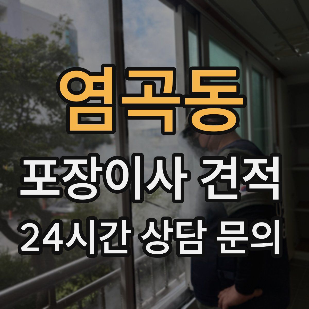 염곡동 포장이사 견적