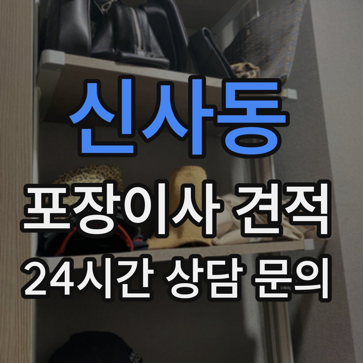 신사동 포장이사 견적