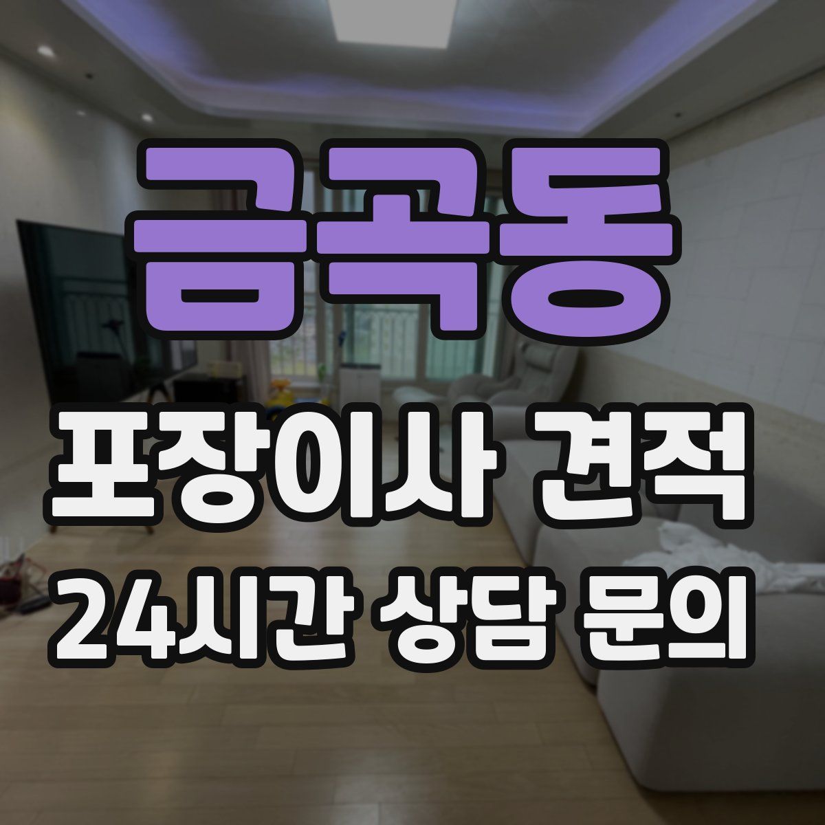 금곡동 포장이사 견적