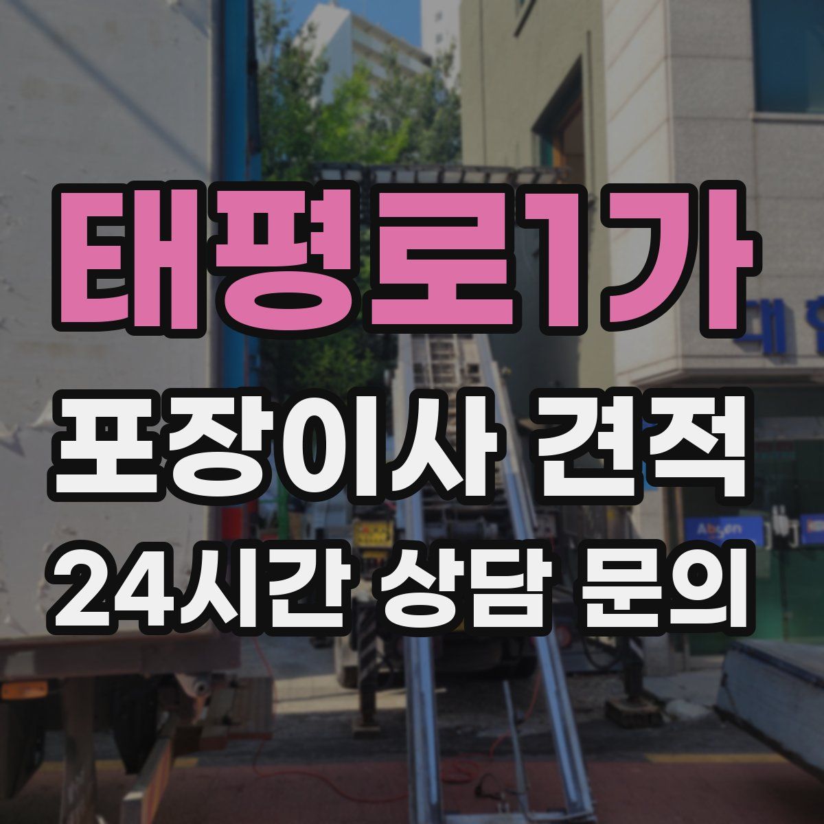 태평로1가 포장이사 견적